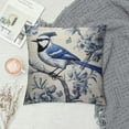 thumbnail image 2 of COMIO  Pillow Covers Blue and White Tile with Birds and Small Flower Outdoor Throw Pillow Covers Blue and White Porcelain Floral Couch Pillow Cases for Sofa, 2 of 5