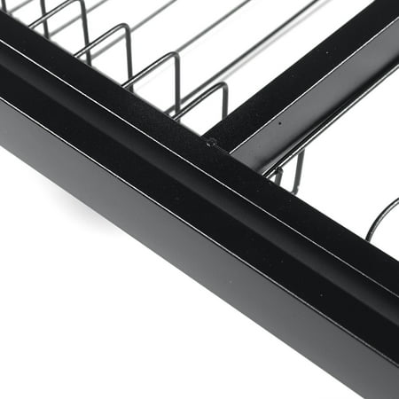 rack holder kitchen dish cutlery drain utensil bracket cutting steel storage sink drying drainer stainless
