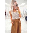thumbnail image 5 of TinyCribz Women's Chestnut Striped Colorblock Maxi Dress – Sleeveless XL, 5 of 7