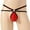Red, variant on Tbopshirt Men's Underwear Briefs,Men Thong Low Waisted and Playful Underwear,Underwear String Bikini Briefs,Mens Gift