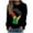 Multicolor, variant on BVOFAR Black History Month T-Shirts for Women Long Sleeve Round Neck Shirts African American Casual Tops 2025