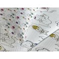 thumbnail image 4 of Ambesonne Cat Quilted Bedspread Set 3 Pcs, Colorful Yarn Balls Pets, Queen Size, Multicolor, 4 of 5