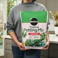 MiracleGro 6 qt. Tropical Potting Mix Indoor/Outdoor Soil for Houseplants with Well Draining