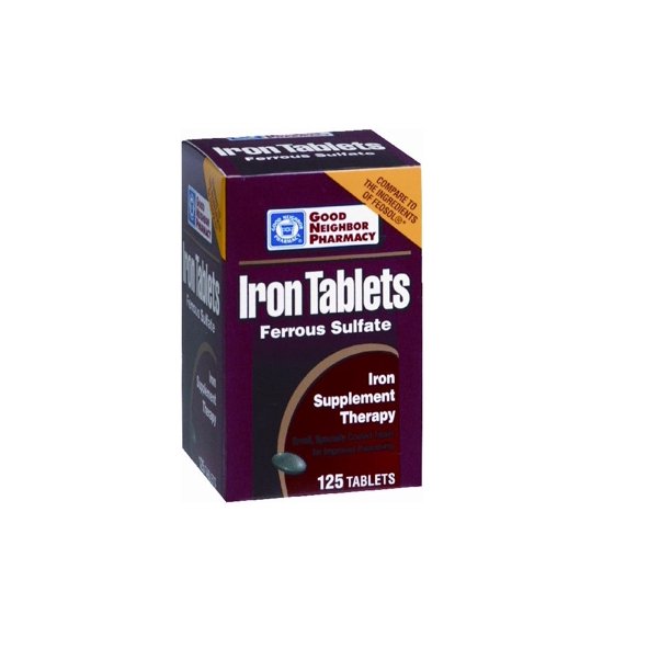 GNP Iron Supplement Tablets 125 Tablets