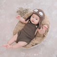thumbnail image 3 of Jinsinto Baby Girl pilot Set Newborn Photography Props Baby brown, 3 of 4
