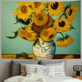 thumbnail image 2 of Chilfamy  Vincent Tapestry Wall Hanging, Sunflower Wall Tapestries for Bedroom Aesthetic Living Room Home Decor 40x60inch, 2 of 6