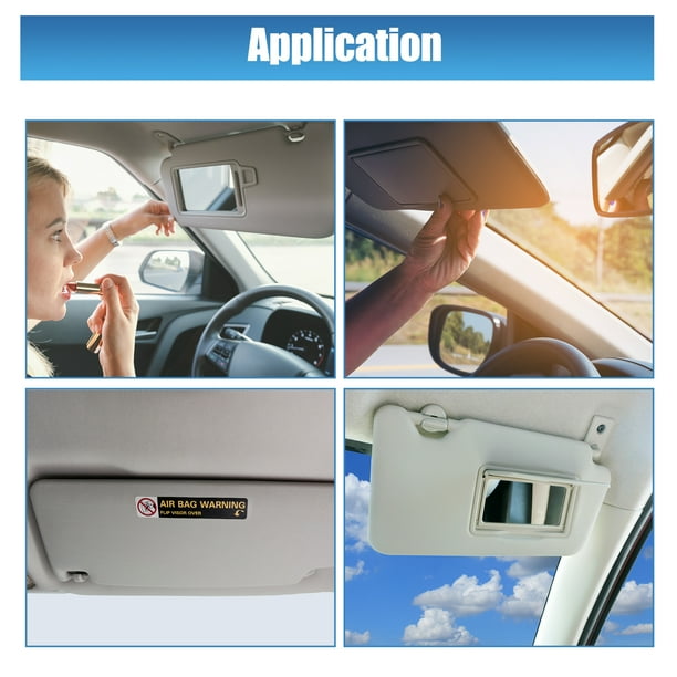 Unique Bargains Beige Passenger Right Side Sun Visor with