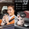 thumbnail image 5 of 30 Oz Tumbler Rooster and Hen Tumbler with Lid and Straw, Birthday Gift Cup for Friend Women Men Coffee Travel Mug Thanksgiving Day Halloween Christmas Gift Water Bottle, 5 of 7