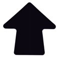 thumbnail image 2 of Black 4" Stick-On Colored Vinyl Directional Arrows (100 Per/Roll), 2 of 4