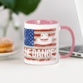 thumbnail image 4 of CafePress - Line Dance Line Dancing American Flag USA Gif Mugs - 11 oz Ceramic Mug - Novelty Coffee Tea Cup, 4 of 6