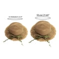 thumbnail image 3 of All-match for Sun Hat Parent-child Straw Hat Sunshade Hat Decro Fisherman Hat for Outdoor Camping, 3 of 9