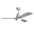 thumbnail image 2 of Sofucor 52" Ceiling Fan with Light and Remote Control for Summer, 3 Blades and Reverse Airflow, Silver, 2 of 11