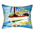 thumbnail image 2 of Betsy Drake SN274 Coussin Intérieur & Extérieur Voilier Jaune 11 x 14 Po., 2 of 4