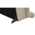 thumbnail image 6 of 2 Piece Chair Set of Accent Arm Chair Metal Casters, 6 of 11