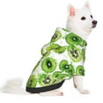 thumbnail image 5 of Cauagu Green Kiwi Pattern Winter Pet Hoodie Sweatshirts- Dog Hoodie Sweater with Leash Hole - Cute Dog Hoodie - Pet Clothes Puppy Cat Custume -XX-Large, 5 of 8