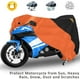 thumbnail image 4 of Funda para motocicleta JM 210D impermeable a prueba de polvo UV con hebillas reflectoras 96,5 x 50 x 41 pulgadas, 4 of 5