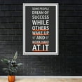 thumbnail image 3 of Success Artwork, Workplace Art Canvas, Inspirational Poster, Success Quotes, Work Hard At It Art Canvas, While Other Wake Up Wall Decor, Canvas Wall Decor - Gallery Wrapped, 3 of 5