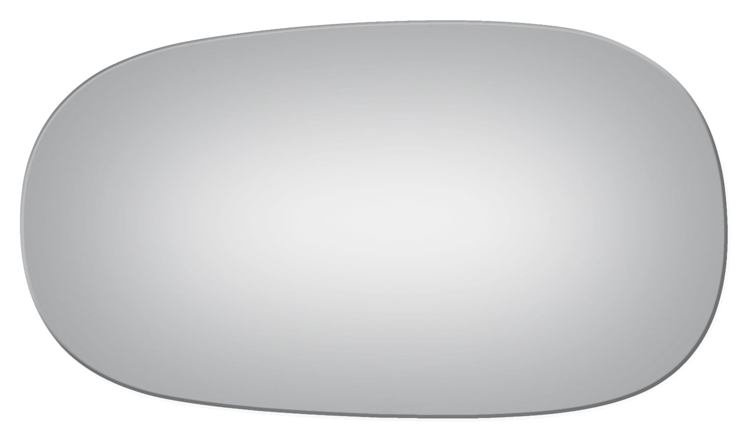 Burco Side View Mirror Replacement Glass - Clear Glass - 2834