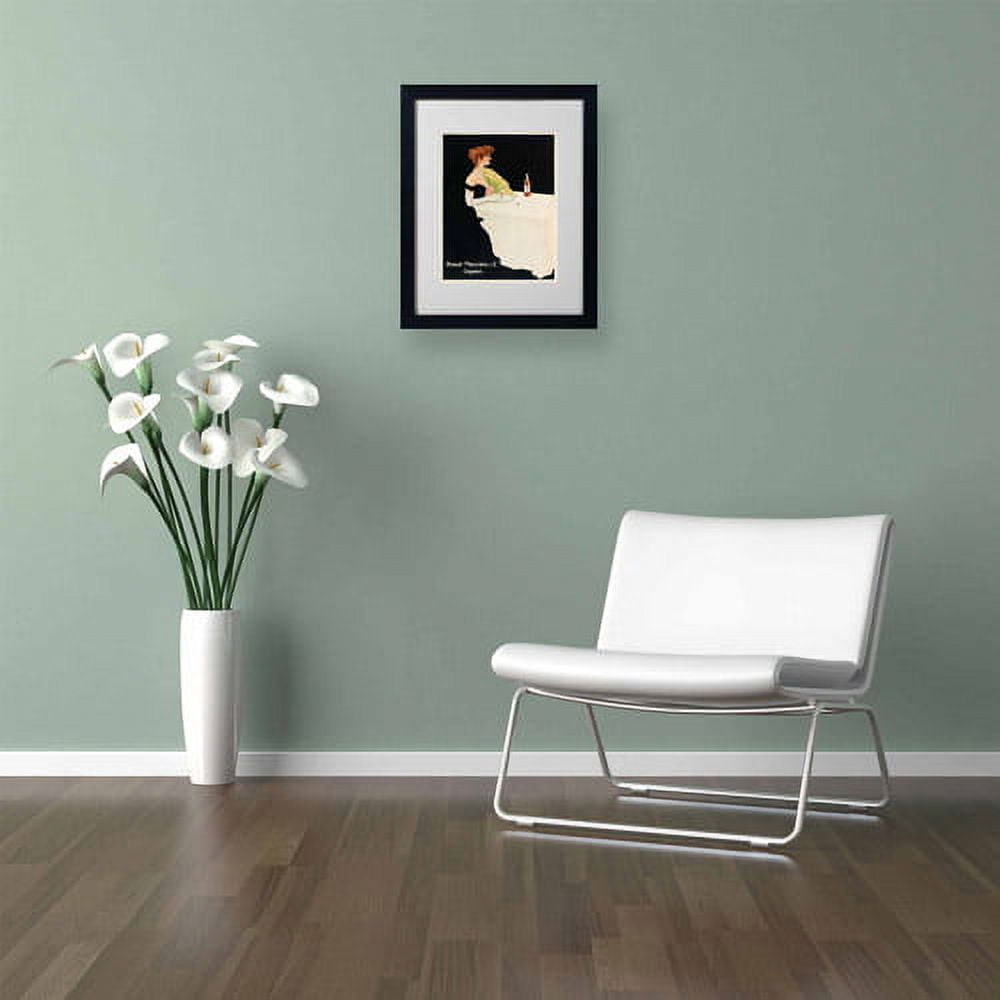 Trademark Fine Art "Raoul Maurain and Co Cognac," Black Frame