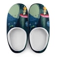 thumbnail image 5 of Totoro Mens Cozy Memory Foam Slippers Slip On Warm House Shoes Indoor/Outdoor Scuff, 5 of 8