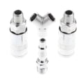 thumbnail image 1 of de 4 Conectores Rápidos de Aire Neumáticos, Adaptador de Acoplamiento de material acero Inoxidable, Acoplador Cola Conector neumático, 1 of 8