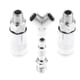 thumbnail image 1 of 4pcs Acoplamientos Rápidos Accesorios de Acoplamiento de Conector de de Aire Sólido Herramienta 1/4 NPT DYNWAVEMX Conector neumático, 1 of 8