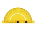 thumbnail image 1 of Regla angular universal semicircular, multifuncional, de plástico, para carpintería., 1 of 14
