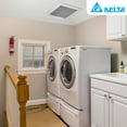 thumbnail image 6 of Delta Breez Signature 130 CFM Exhaust Bath Fan with Humidity Sensor, White, 6 of 10
