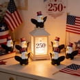 thumbnail image 6 of 10 Pcs Miniature Bald Eagle Figurines , 1" Resin Patriotic Ornaments for Fairy Garden, Small Bird Statues for Terrarium Decor, 6 of 7