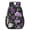 Black-2, variant on 17 Inch Lightweight Backpack,PVC Waterproof Oxford Fabric, Ergonomically Designed, with Large Capacity, Monarch Butterfly Aesthetic