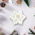thumbnail image 4 of Christmas Snowflake Aromatherapy Candle, Scented Soy Wax Candle, Long Lasting Burn Romantic Home Decor, Green Red White Holiday Gift for Christmas Housewarming, 4 of 7