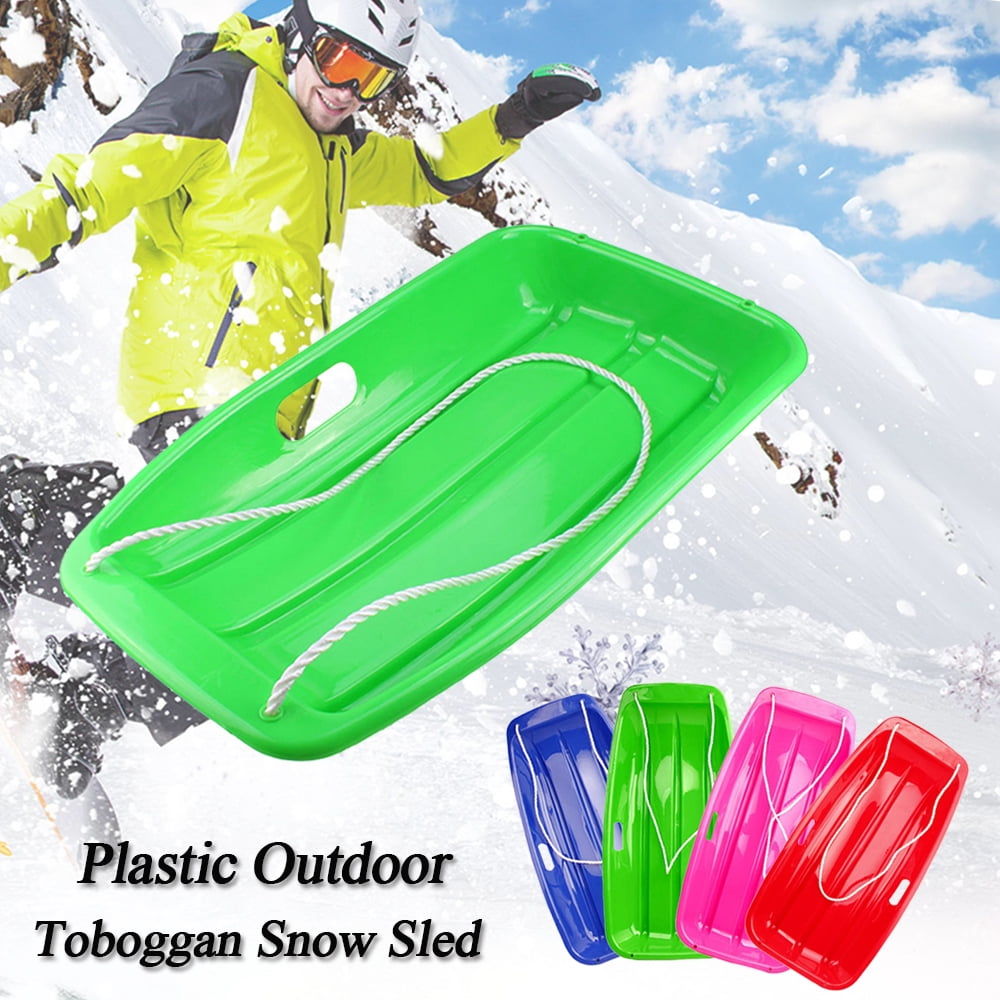 Snow Sled Boat Board Sledge Skiing Toboggan Plastic for Kid Children