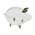 thumbnail image 3 of Alcancía de cristal con forma de cerdo, regalo para festivales, mano de obra fina, regalo de cumpleaños delicado para el hogar púrpura, 3 of 9