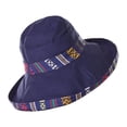 thumbnail image 2 of Gorra para el sol jinwen de ala ancha Azul profundo, 2 of 7