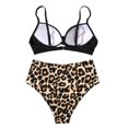 thumbnail image 5 of REORIAFEE Sexy Bathing Suit for Women Resort Wear Swimsuit Push Up Bikini Padded Swimwear Beachwear Set Khaki L, 5 of 6