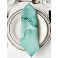 thumbnail image 2 of nqOlkjepod Turquoise Marble Cloth Napkins Set of 6 Reusable Dinner Napkins, Nature Marble Stone Ripple Modern Art Cocktail Napkin Washable Table Napkins for Wedding/Holiday Party/Baby Shower 20"x20", 2 of 8