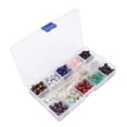thumbnail image 3 of Kit de Cuentas de Piedra de Roca de Lava, Cuentas de Piedras multicolores multicolores de 240pcs Cuentas de Piedras multicolores múltiples para joyas para pulseras de bricolajeje, 3 of 7
