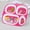 7, variant on Sanrioed Hello Kitty Dining plate Anime My Melody Kuromi shatter-resistant 4 Compartment tableware fruit bowl Cute Kids supplies