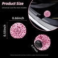 thumbnail image 2 of YISITIAN 4 PCS Car Tire Valve Stem Caps, Handmade Dustproof Crystal Rhinestone Auto Stem Air Cap Cover, Attractive Vehicle Exterior Accessories, Universal for Car Truck Motorcycle Bike CJ919-49534, 2 of 6