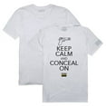 thumbnail image 2 of RapDom Keep Calm and Conceal On Tactical Graphics Mens Tee [White - M], 2 of 3