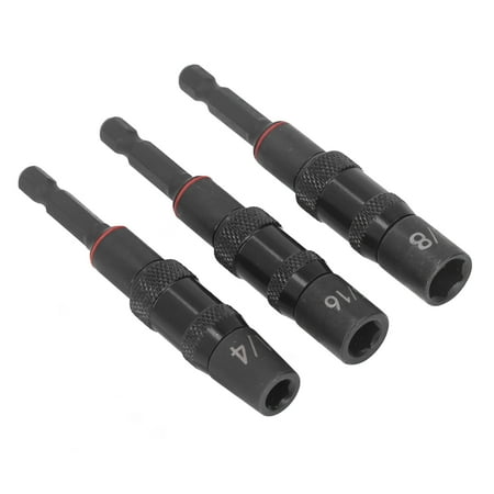 

mpact Driver Socket Adapter Set 1/4in Strong Magnetic Impact Flip Socket Bit Holder