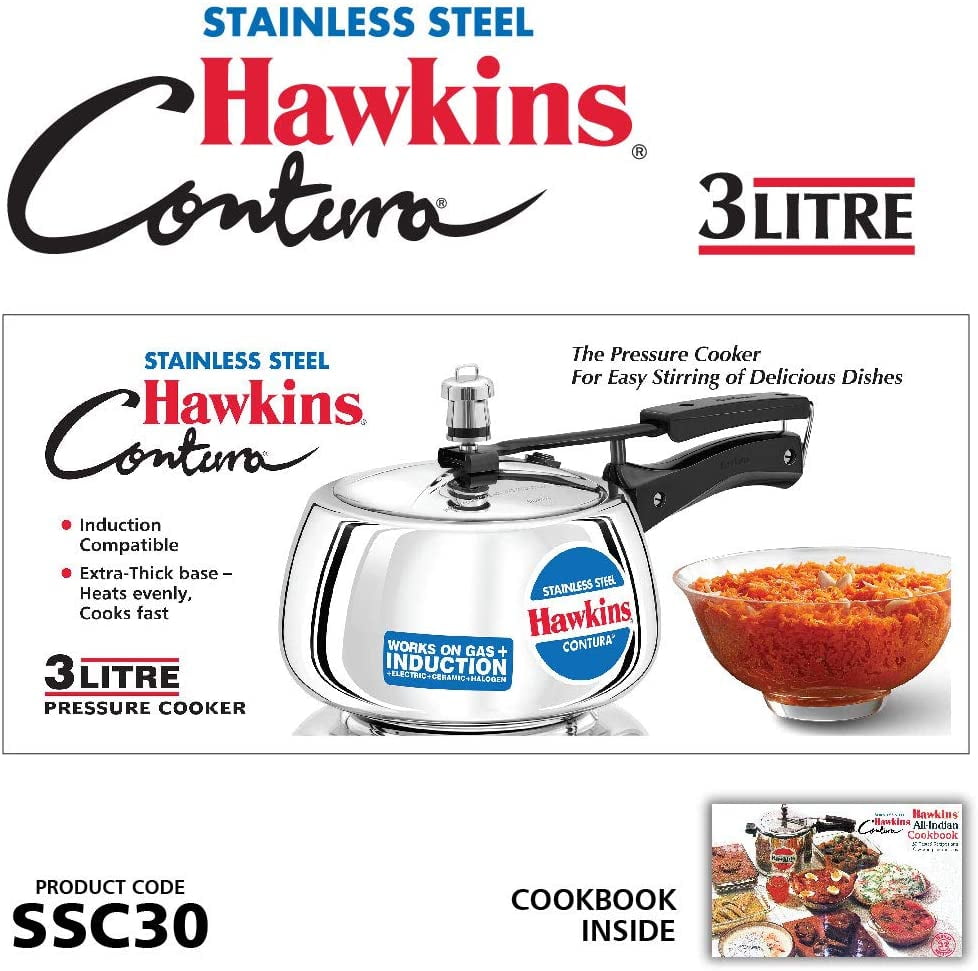 HAWKINS STAINLESS STEEL CONTURA 3 LITRES Walmart