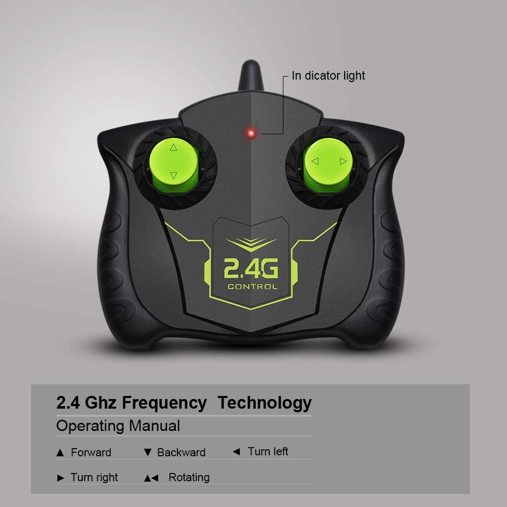 Moto Télécommandée RC Avec Gyroscope – 2.4G, Vitesse Haute, Dérive, Pneus Caoutchouc – Batterie Rechargeable USB – Vert - 2