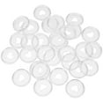 thumbnail image 3 of LEEYNEER Discbound Discs for Planner Transparent ABS Material 30pcs Round Binder Discs 1.18 Inches, 3 of 8