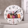 thumbnail image 1 of YUMILI Reloj de Pared de Madera, decoración de Reloj de Pared de Madera, 1 Pieza, Estilo artístico Europeo, Reloj de Pared Antiguo Redondo de Madera para el hogar y la Oficina, decoración Nueva(33), 1 of 3