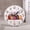Multicolor Style 6, variant on M Buder 4.7" Round Classic MDF Wall Clock Artistic Heritage Style Tabletop Hanging Clock Style 5