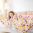 thumbnail image 4 of Feelyou Kid Cartoon Pig Cow Queen Comforter Set, Farm Animal Bedding Comforter Set, 3pcs, 4 of 8