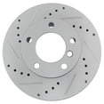 thumbnail image 6 of TRQ Front Performance Brake Pad & Rotor Kit Brake Pads Brake Rotors Set Ceramic Premium G-Coated Fits Select 2001-2003 BMW 525i 1997-2000 528i, 6 of 6