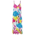 thumbnail image 4 of Flamingo Pattern Fine Art Sleeveless Dress Summer Dress Woman 2025, 4 of 7