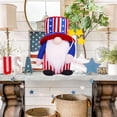 thumbnail image 5 of Antqov Gnome Doll 4th of July Gnomes Handmade Fourth of July Decorations for Home, Striped Five Pointed Star Dwarf Faceless Doll Kitchen Tiered Tray Decorations, 5 of 7